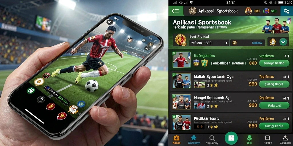 Screenshot 8180 menampilkan antarmuka taruhan olahraga yang menarik.