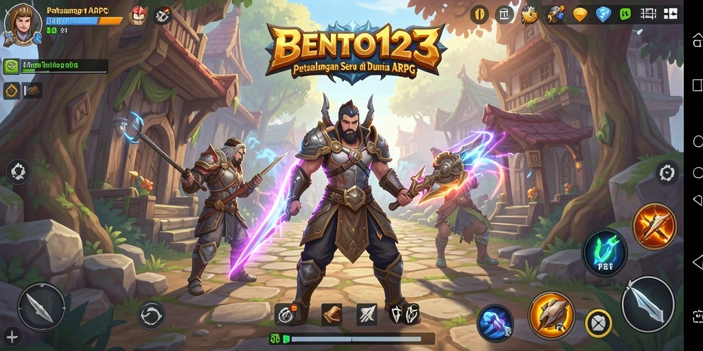 Tampilan menakjubkan dari karakter dan dunia dalam BENTO123.