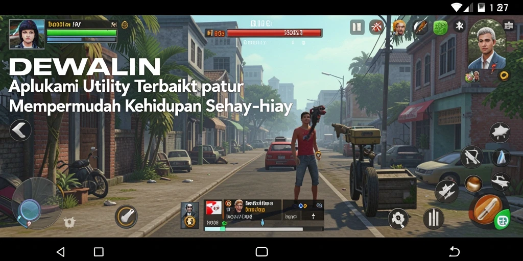 Tampilan antarmuka aplikasi DEWALIN yang sederhana dan efektif.