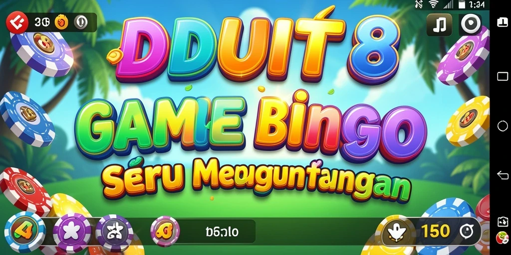 Tampilan gameplay seru di DUIT8 dengan pemain bersaing dalam Bingo.