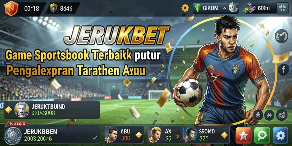 Tampilan utama JERUKBET menunjukkan antarmuka taruhan yang intuitif.