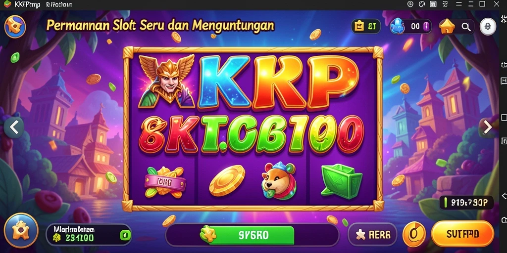Tampilan menarik dari gameplay Slot KKRP yang mendebarkan.