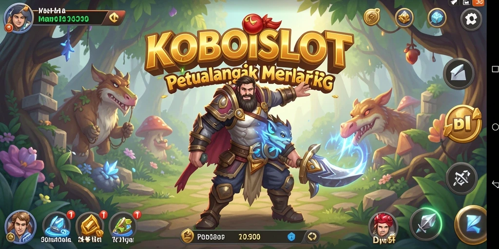Tangkap momen seru dalam gameplay RPG KOBOISLOT.