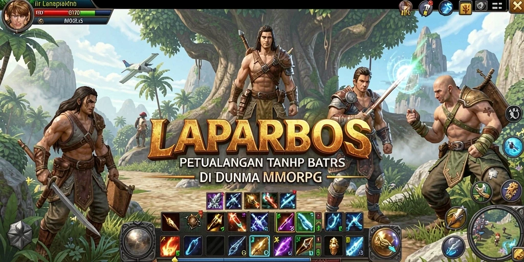 Tampilkan aksi seru dan petualangan seru dalam LAPARBOS.