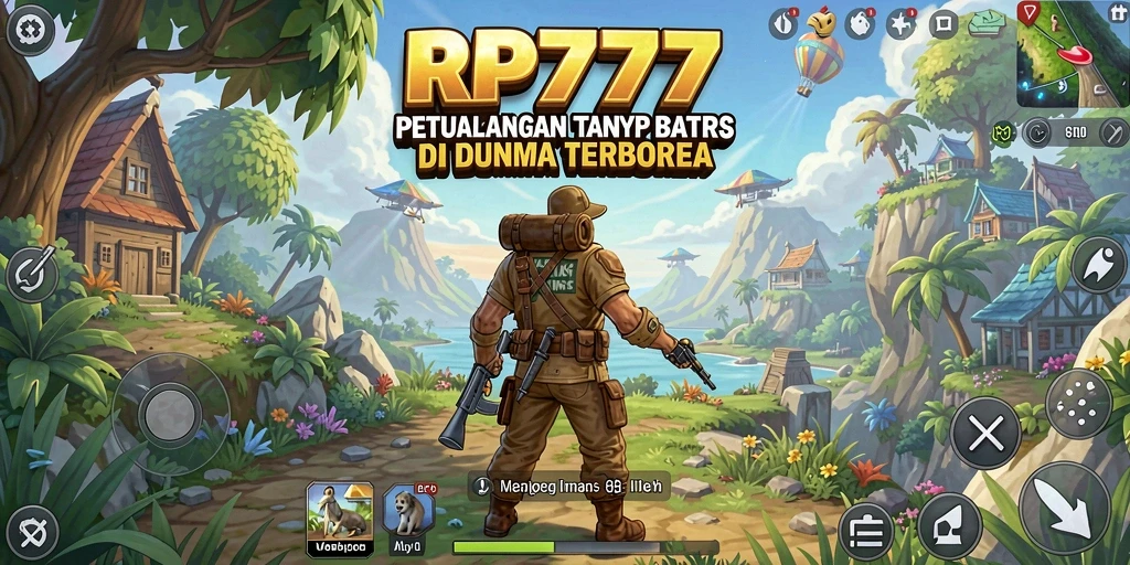 Tampilan menarik dari gameplay RP777 dalam dunia Open World.