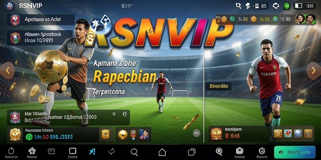 Tampilan menarik dari gameplay Sportsbook RSNVIP dengan berbagai opsi taruhan.