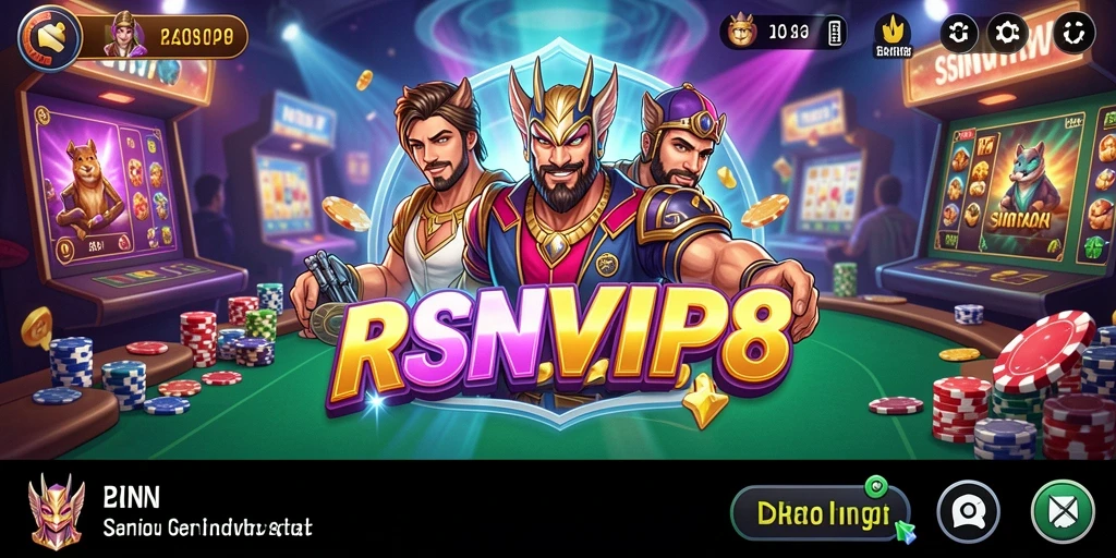 Screenshot menunjukkan gameplay seru di RSNVIP8 dengan grafik menawan.
