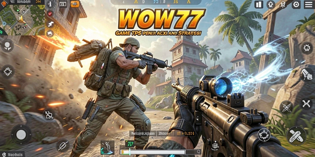 Gameplay seru dan menegangkan dalam TPS WOW77.